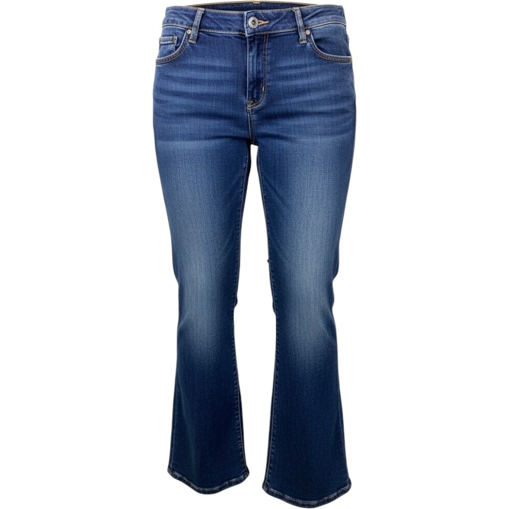 VTG American Rag Cie Bootcut Jeans Women 13 Flared Stretch Denim Hong Kong 36x32